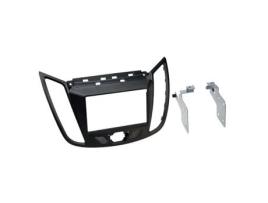 Adaptador Frontal 2-Din Ford Kuga 2013 Preto Fosco