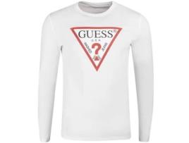 T-Shirt de Manga Comprida de Gola Redonda GUESS Original Logo XL