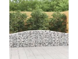 MAISON EXCLUSIVE Cestos Gabião Arqueados 25Pcs 400X30X60/80 Cm Ferro Galvanizado