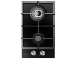 Placa de Gás INFINITON GAS-A2FN (30 cm - Preto)