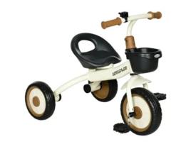 AIYAPLAY Triciclo para Crianças com Assento Ajustável Cesta Buzina Pedais e 3 Rodas (2 anos)
