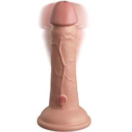 KING COCK ELITE - VIBRAÇÃO REALÍSTICA E DILDO DE SILICONE 15,2 CM