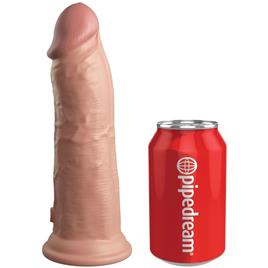 KING COCK ELITE - VIBRAÇÃO REALÍSTICA E DILDO DE SILICONE 20,3 CM