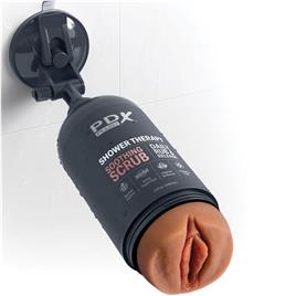 PDX PLUS - MASTURBADOR DE STROKER DE DESIGN DISCRETO COM FRASCOS DE SHAMPOO ESFREGANTE CALMANTE CARAMELO