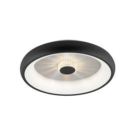 Ceiling lamp black incl. LED with remote control - Ghislaine