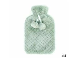 Botija de Água Quente Verde Plástico 1,8 L (12 Unidades)