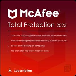 McAfee Total Protection 2023 2 Anos 5 Dispositivos