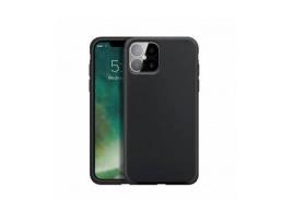 Capa para iPhone 12 Pro Max XQISIT Silicone Preto