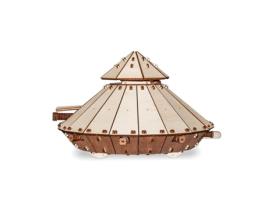 Modelo 3D de Madeira Tanque de Assalto 25,3 Cm ECO WOOD ART