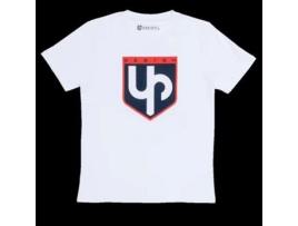 T-shirt para Unisexo UP (M - Algodão - Branco)