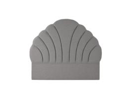 Cama com Cabeceira Cinzento HOME ESPRIT MDF Madeira Castanho (189x8x160cm)