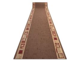 Passadeira Base Antideslizante Jena Castanho 67Cm