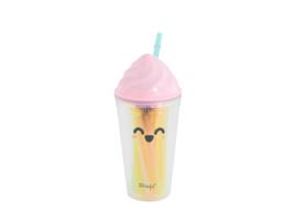 Conjunto de 12 Lápis de Cera MR.WONDERFULL com Caixa Milkshake