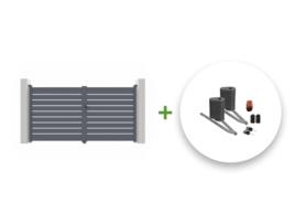 Portão Basculante Elétrico CASANOOV Vogel 300B180 de 3M + Motorização Do Braço B500