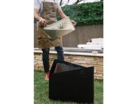 Braseiro a Lenha Grelha 79X69Cm Levant Grille Noir KRAK