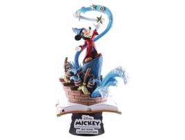 Figura Diorama Mickey Mouse Aprendiz de Bruxo Disney 15 Cm