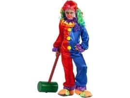 Fato de Menina DISFRAZZES Palhaça Vermelho E Azul (Tam: 10 a 12 Anos)