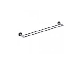 TREND-I: Suporte duplo de toalhas, 600 mm, preto