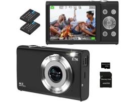 Câmera Digital Compacta 1080P Fhd 36 Megapixels Filmadoras para Vlogging Do Youtube