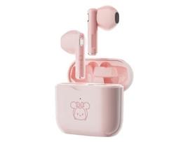 Auriculares Bluetooth True Wireless AGTRUM A7 In Ear Microfone Rosa