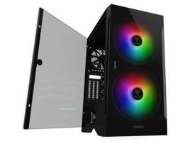 Caixa Atx para Pc de Torre Média com Painéis de Vidro GAMDIAS Apollo E2 Elite Rgb