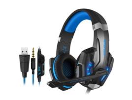 Auscultadores Bluetooth AGTRUM G9000 Over Ear Microfone Azul