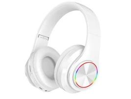 Auscultadores Over Ear JL-EIGHT Bluetooth Branco