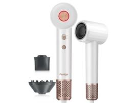 Secador de Cabelo de Alta Velocidade FENTGO Td-2206 1500 W 200 Milhões de Íons Negativos 110.000 Rpm Motor Sem Escova 2 Velocidades