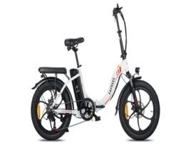 Bicicleta Elétrica FAFREES F20 250W 576Wh 70Km Autonomia Branca