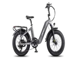 FAFREES F20 Master Bicicleta Elétrica 500W 1080Wh 110Km Autonomia Cinza Metálico