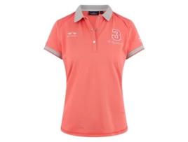 Polo de Mulher para Equitação HV POLO Favouritas Tech Laranja (M)