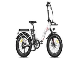 FAFREES F20 Max Bicicleta Elétrica 500W 1080Wh 110Km Autonomia Branca