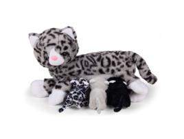 Mamanimals Cuddly Toy Set Mom Cat And Babies