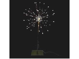 Luzes Led Star 120 com Base Prateada