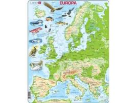 Puzzle LARSEN Maxi La-K70-Nl em Forma de 87 Peças Mapas