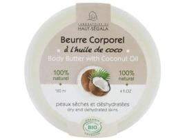 Óleo de manteiga corporal de coco bio 120 ml LABORATOIRE DU HAUT-SÉGALA