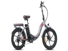 Bicicleta Elétrica FAFREES F20 Pro 250W 648Wh 80Km Autonomia Travões de Disco Cinza