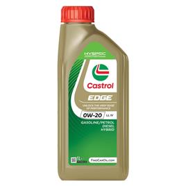 Óleo de motor edge da castrol para motores a gasolina e gasóleo 0w-20 ll iv 1 l