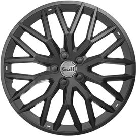 4 tampões preto gulf gt40 16 polegadas
