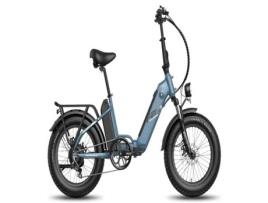 FAFREES Ff20 Polar Bicicleta Elétrica 500W Autonomia 110Km Travões de Disco Azul