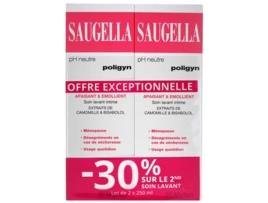 SAUGELLA Poligyn Cuidado de Limpeza Íntima Lote de 2 X 250 Ml