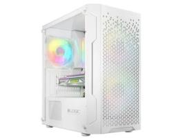 Caixa Semitorre Atx LOGIC Aramis Argb Branco