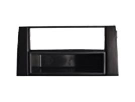 Adaptador Frontal de Rádio Automotivo 2X Din Preto Audi A6 Symphony 2002 – 2004