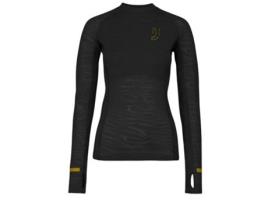 T-Shirt de Mulher para Desporto JOHAUG Comprida Advance Tech Lã Preto (L)