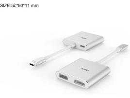 Hub Mitsai Usb-C 3Em1 Usbc+Usb3.0+Hdmi