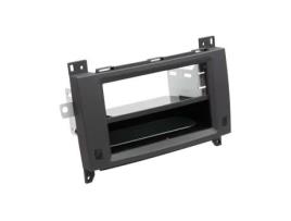 Adaptador de Painel Frontal de Toque Suave Inbay 2-Din para Mercedes Viano / Vito Preto