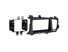 Adaptador Frontal 2-Din Kia Optima 2012 Preto