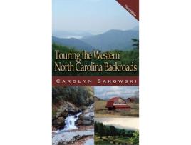 Livro touring western north carolina de carolyn sakowski (inglês)