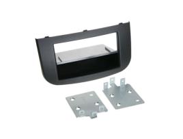 Adaptador Frontal 2-Din com Porta-Luvas Mitsubishi Colt 2008 Preto