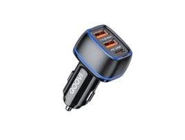 Carregador de Isqueiro com 2* Usb 4.8A e 1* Tipo-C Pd 20W QOOVI BY GOEIK